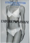 "EMPORIO ARMANI" REGGISENO CON FERRO COPPA ELASTICIZZATA IN COTONE